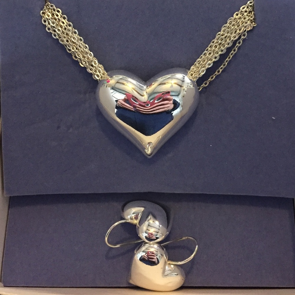 Necklace and earrings from Avon